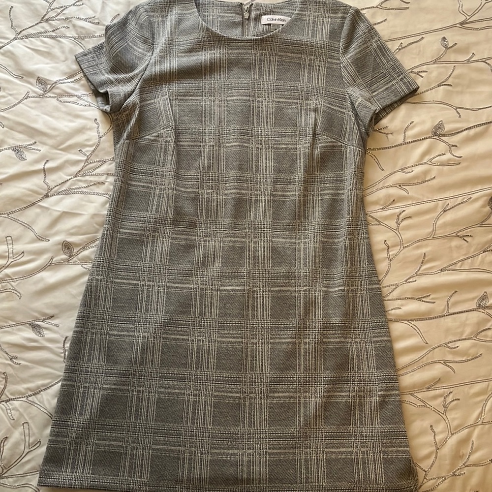 Calvin Klein gray dress